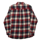 RED HEAD BRAND CO. Mens Red & Blue Check Shirt L Button Down Cotton Casual Wear