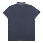 KAPPA Womens Navy Blue Short Sleeve Plain M Polo Shirt Cotton Casual