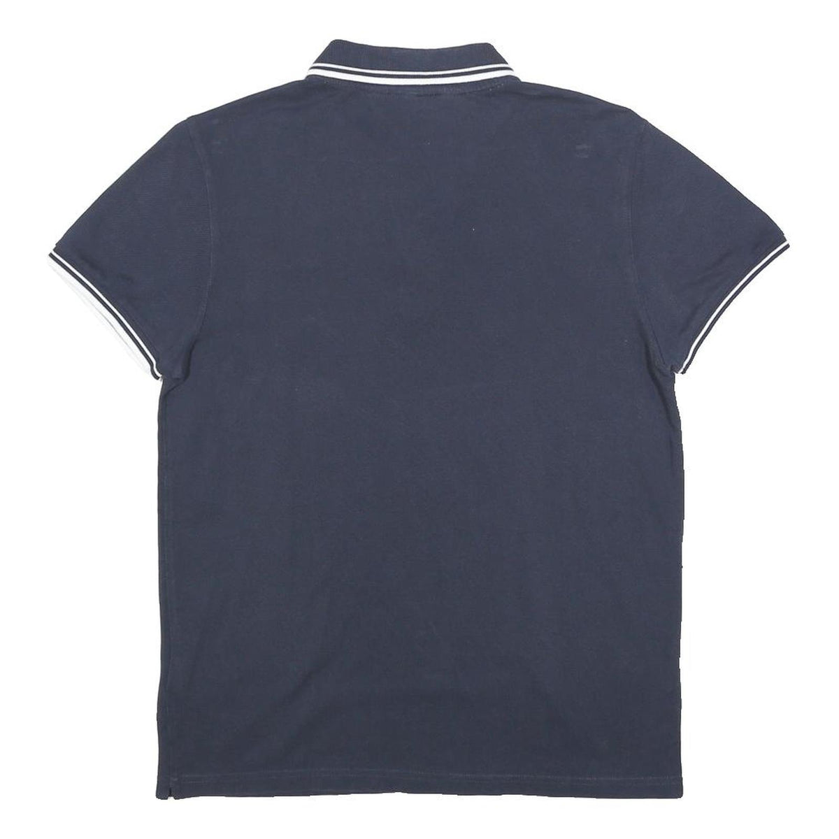 KAPPA Womens Navy Blue Short Sleeve Plain M Polo Shirt Cotton Casual