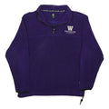 STARTER Mens Purple Washington Huskies Track Jacket L Polyester Zip Plain
