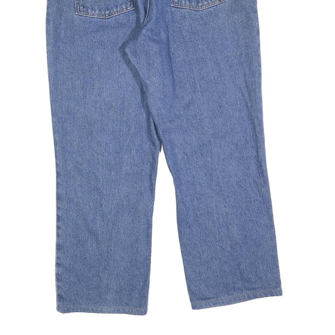 LL BEAN Womens Regular Denim Jeans Blue W32 L28 Classic Zip Cotton Blend