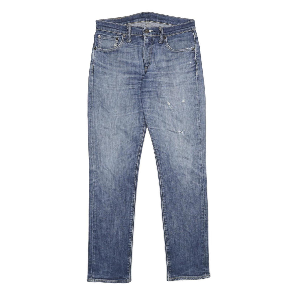 LEVI'S 511 Mens Slim Blue Denim Medium W30 L32 Slim Fit Zip Closure Jeans