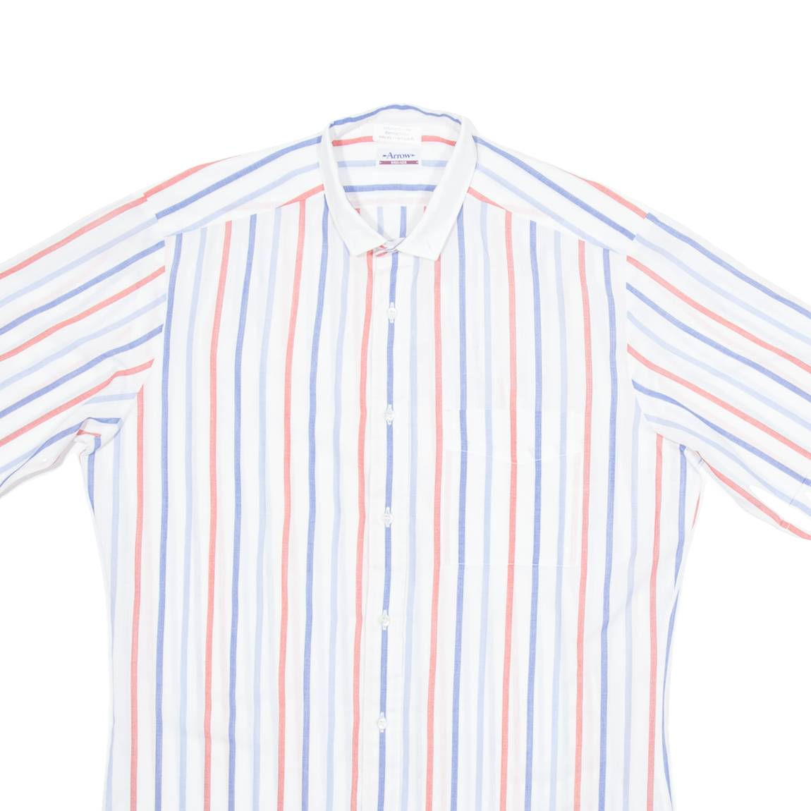 ARROW Mens Shirt White Striped S