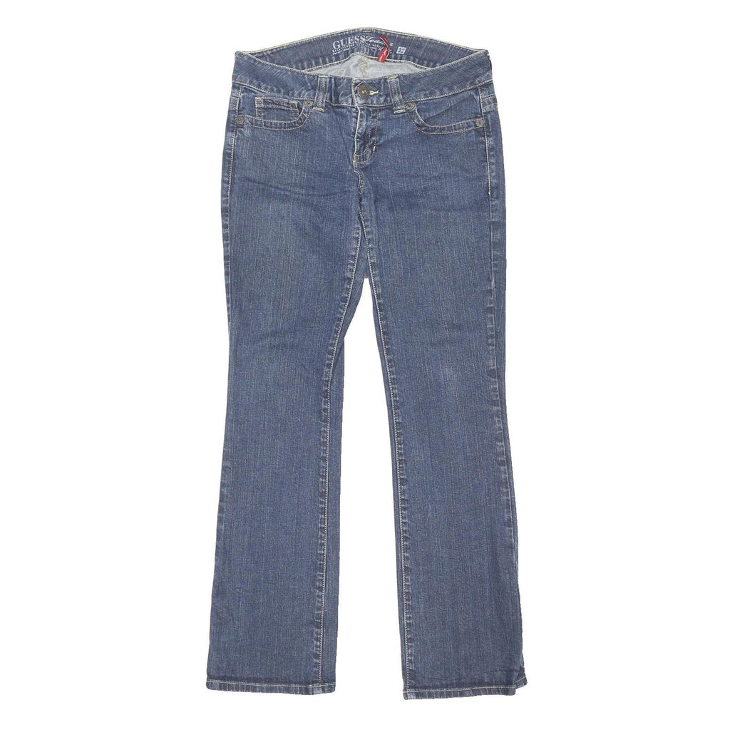 GUESS JEANS Womens Blue Regular Bootcut Denim Medium W34 L33 Classic Cotton