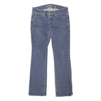 GUESS JEANS Womens Blue Regular Bootcut Denim Medium W34 L33 Classic Cotton