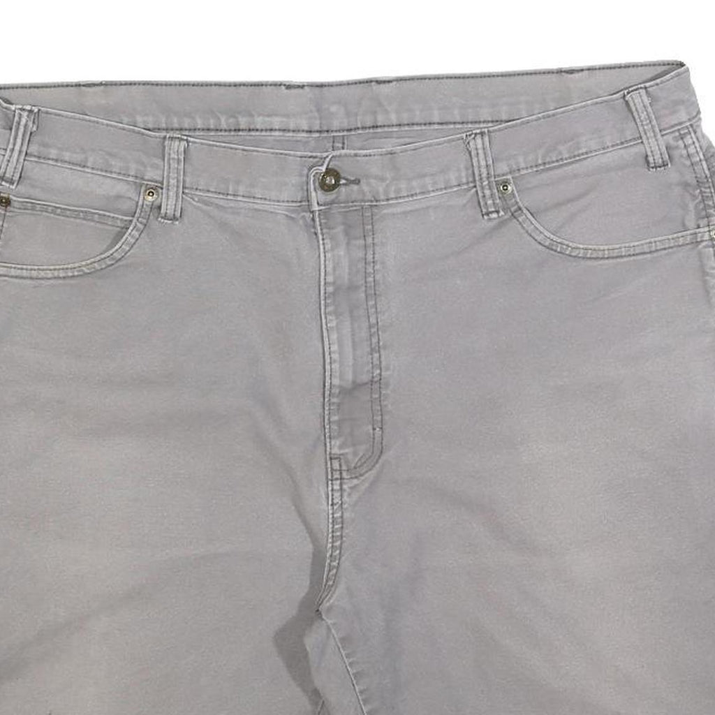 DICKIES Mens Grey Workwear Utility Shorts XL W40 Cargo Cotton Blend