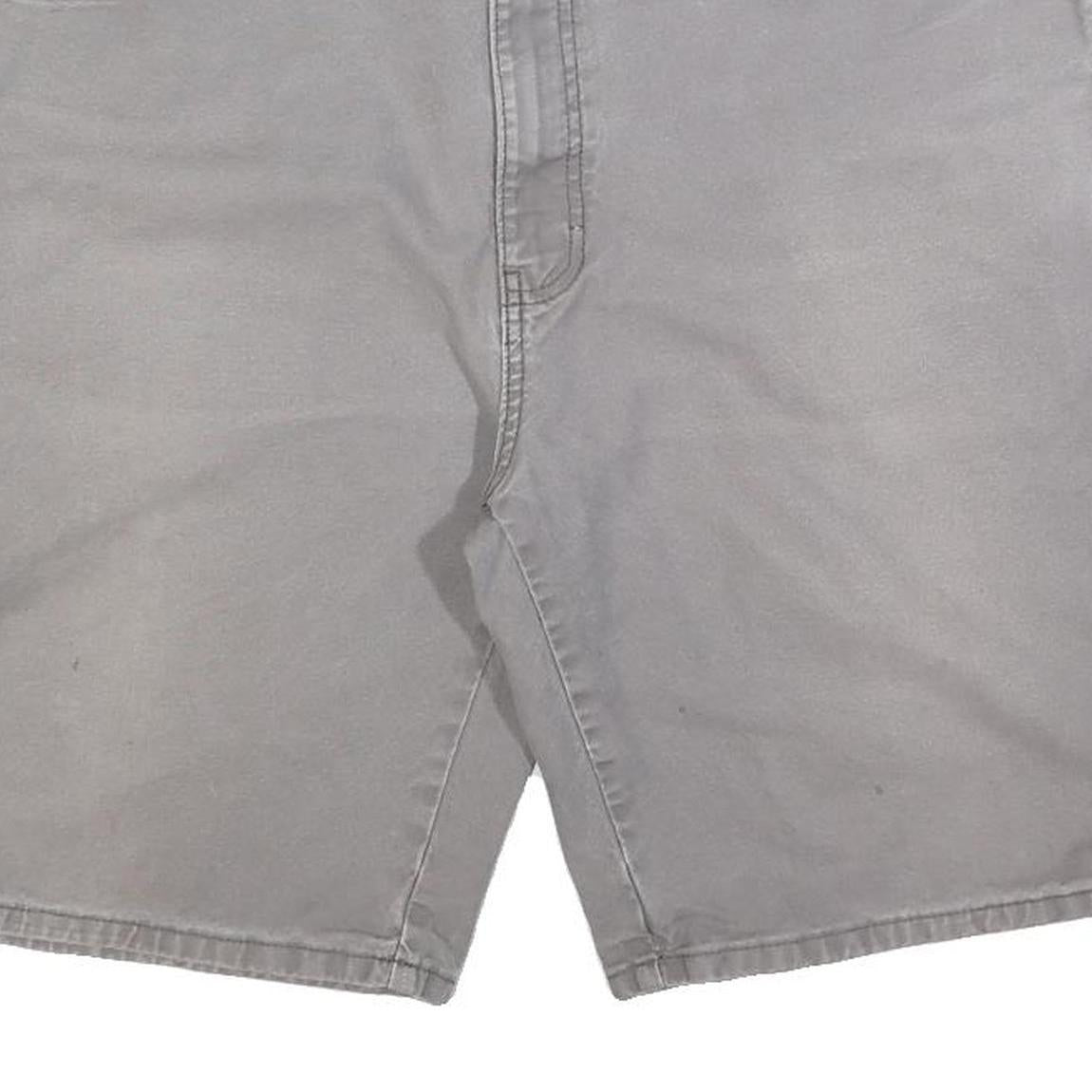 DICKIES Mens Grey Workwear Utility Shorts XL W40 Cargo Cotton Blend
