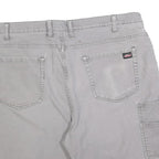 DICKIES Mens Grey Workwear Utility Shorts XL W40 Cargo Cotton Blend