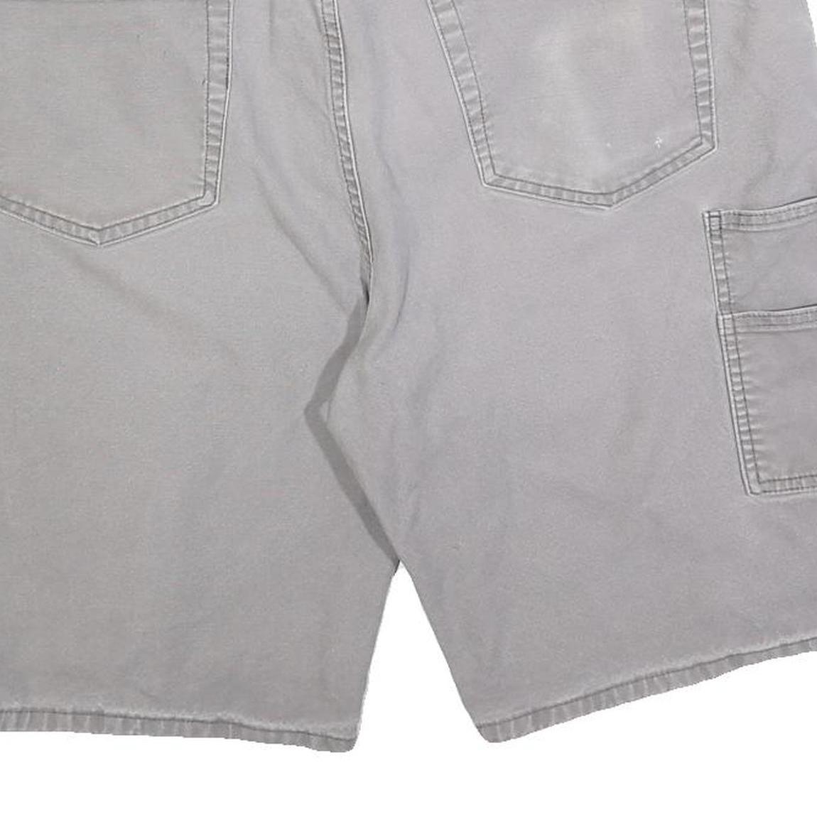 DICKIES Mens Grey Workwear Utility Shorts XL W40 Cargo Cotton Blend