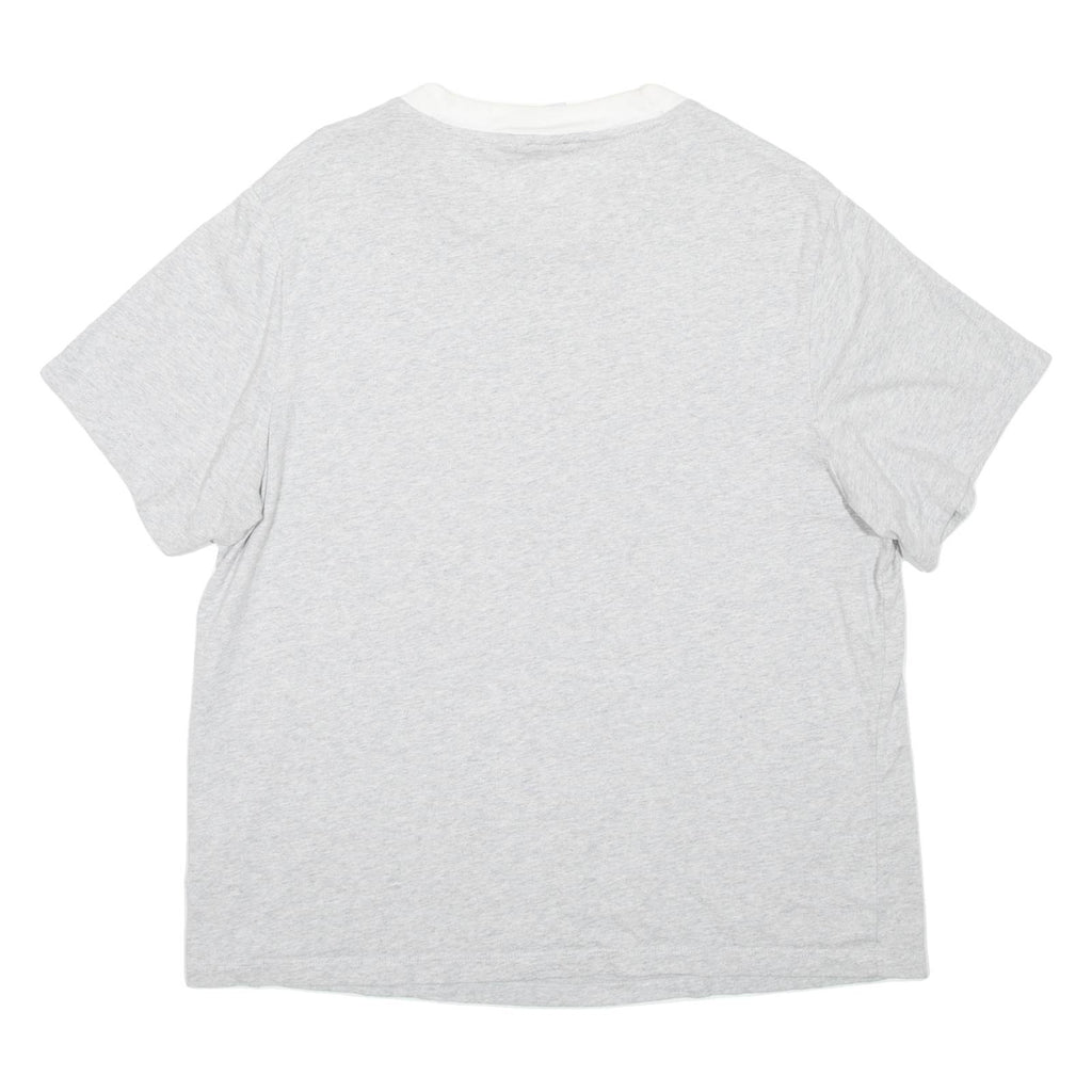 ADIDAS Womens T-Shirt Grey UK 16