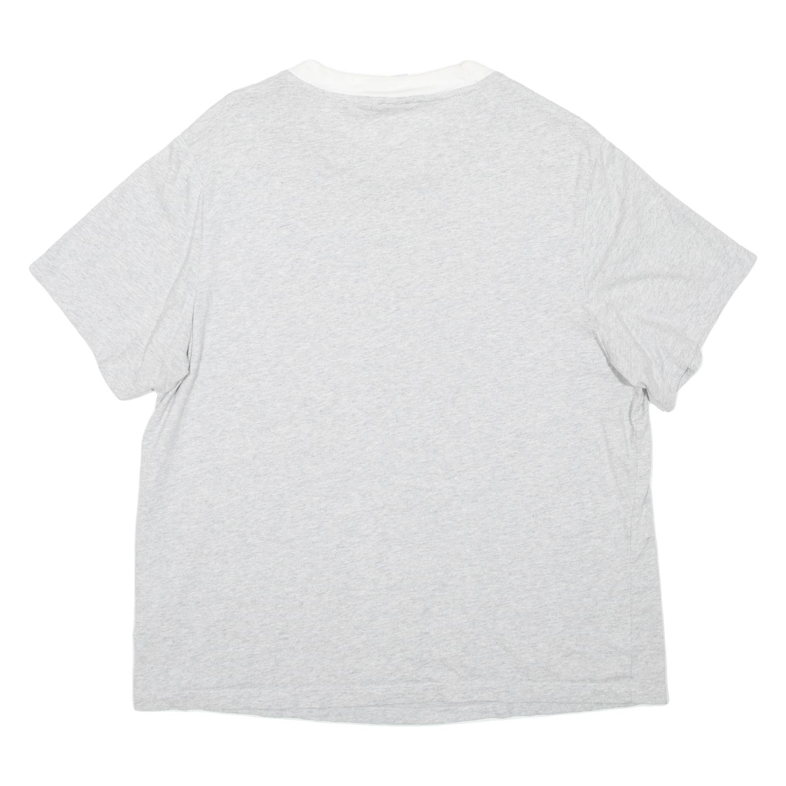 ADIDAS Womens T-Shirt Grey UK 16