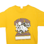 PORT COMPANY Womens Yellow Oakland Tech Bulldogs Graphic T-Shirt M Short Sleeve