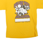 PORT COMPANY Womens Yellow Oakland Tech Bulldogs Graphic T-Shirt M Short Sleeve