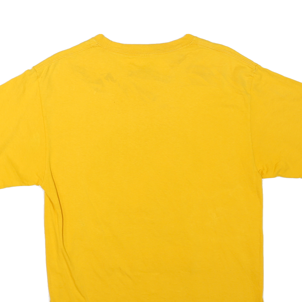 PORT COMPANY Womens Yellow Oakland Tech Bulldogs Graphic T-Shirt M Short Sleeve