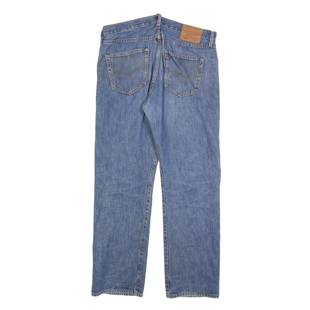 LEVI'S 501 Big E Mens Jeans Blue Regular Straight Denim Medium W34 L30 Vintage