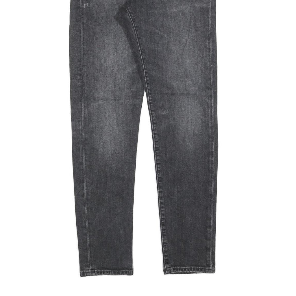 POLO RALPH LAUREN Womens Slim Fit Black Denim Jeans Cotton Blend W30 L30 Stylish