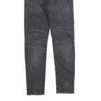 POLO RALPH LAUREN Womens Slim Fit Black Denim Jeans Cotton Blend W30 L30 Stylish