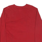 ADIDAS Mens Red Louisville Cardinals Graphic Long Sleeve Crew Neck T-Shirt XL