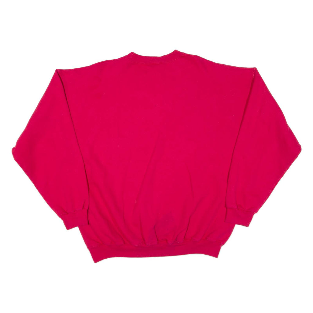 HANES Mens Sweatshirt Red XL