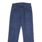 WRANGLER Mens Slim Blue Jeans Straight Denim W31 L32 Classic Zip Pocket