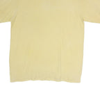 ARTES MANOLITA Womens Beige Cotton Blend Button Top Short Sleeve L Sun