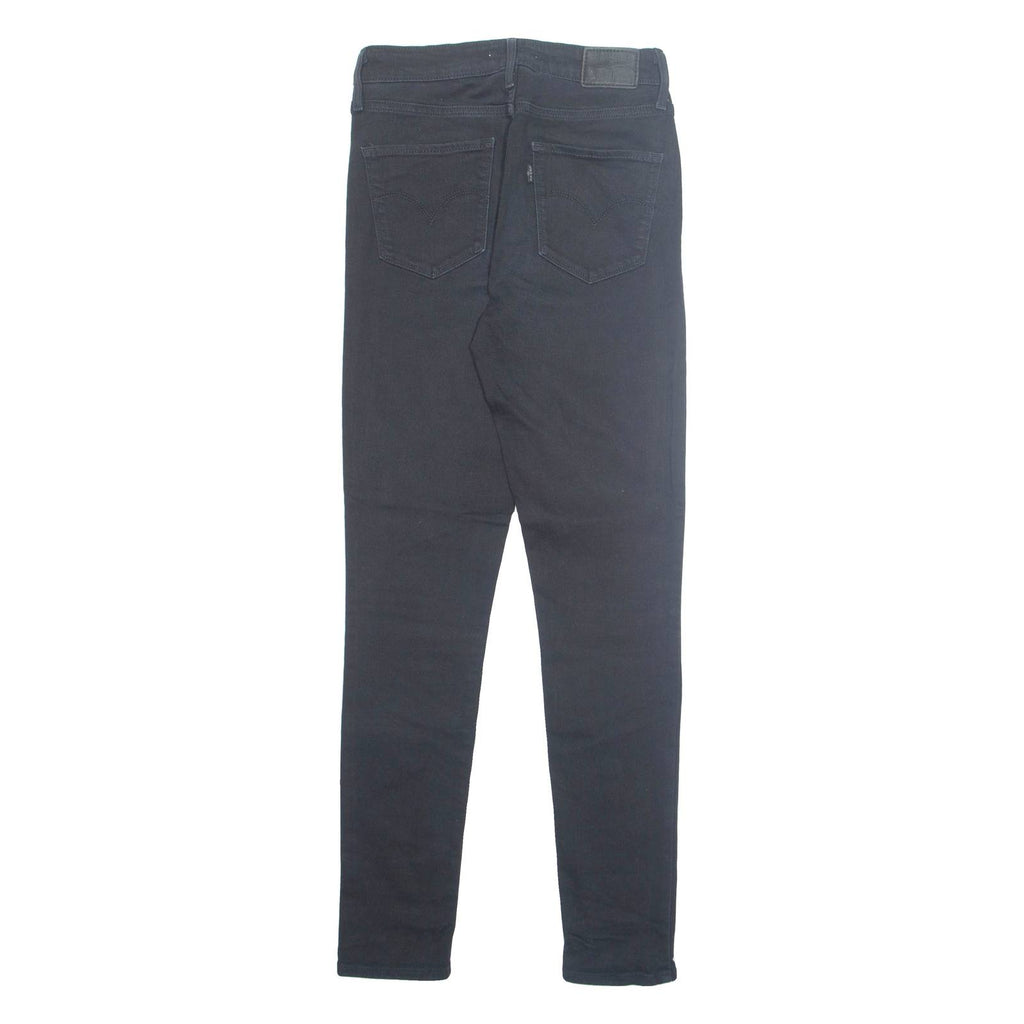 LEVI'S 721 Womens Jeans Black Regular Skinny W27 L30