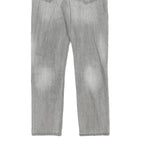 LEVI'S 511 Mens Jeans Grey Slim Denim Medium W31 L30 Slim Fit Zip Closure