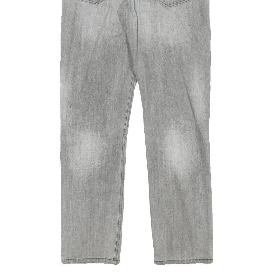 LEVI'S 511 Mens Jeans Grey Slim Denim Medium W31 L30 Slim Fit Zip Closure