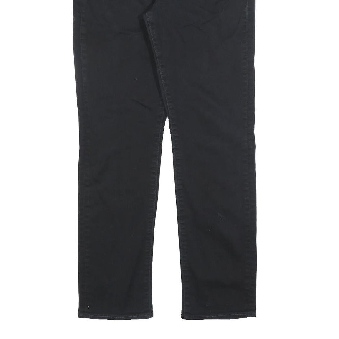 LEVI'S 511 Slim Womens Jeans Black Slim Skinny Denim W34 L29 Zip Cotton Blend