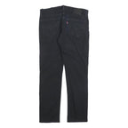 LEVI'S 511 Slim Womens Jeans Black Slim Skinny Denim W34 L29 Zip Cotton Blend