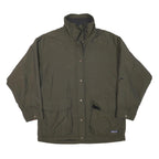 PATAGONIA Womens Green Zip Jacket M Polyester Blend Plain Durable Comfort