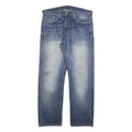 LEVI'S 505 Mens Jeans Blue Regular Straight Denim Medium W33 L30 Classic Zip
