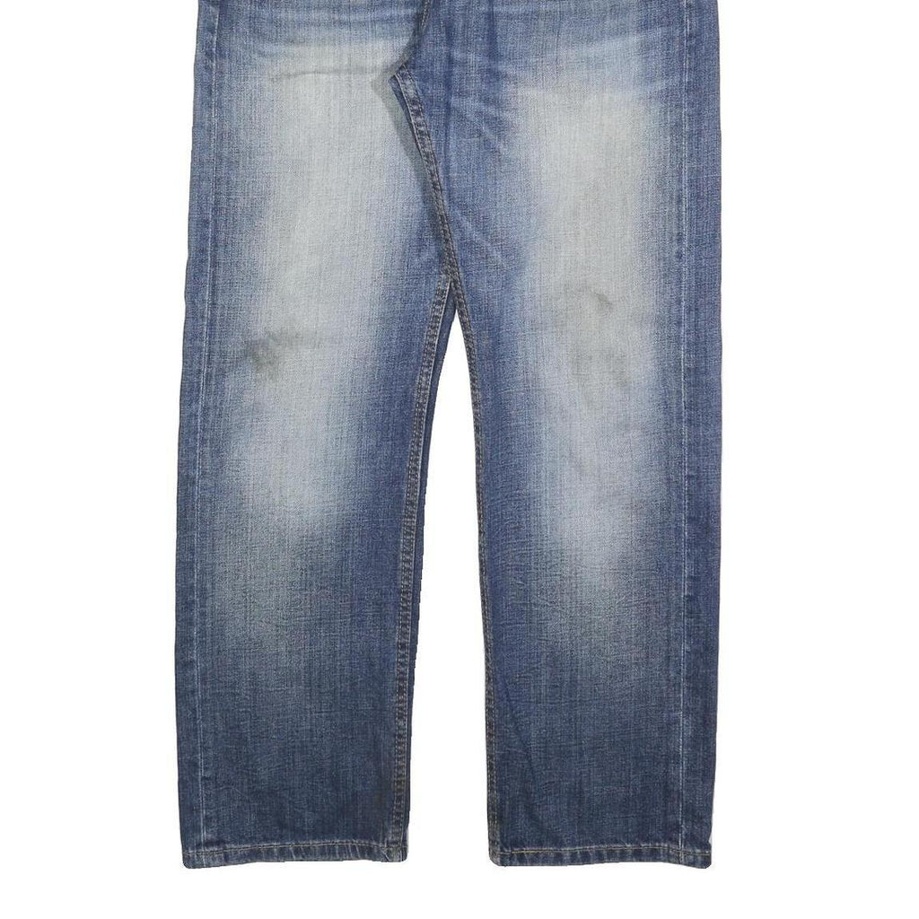 LEVI'S 505 Mens Jeans Blue Regular Straight Denim Medium W33 L30 Classic Zip