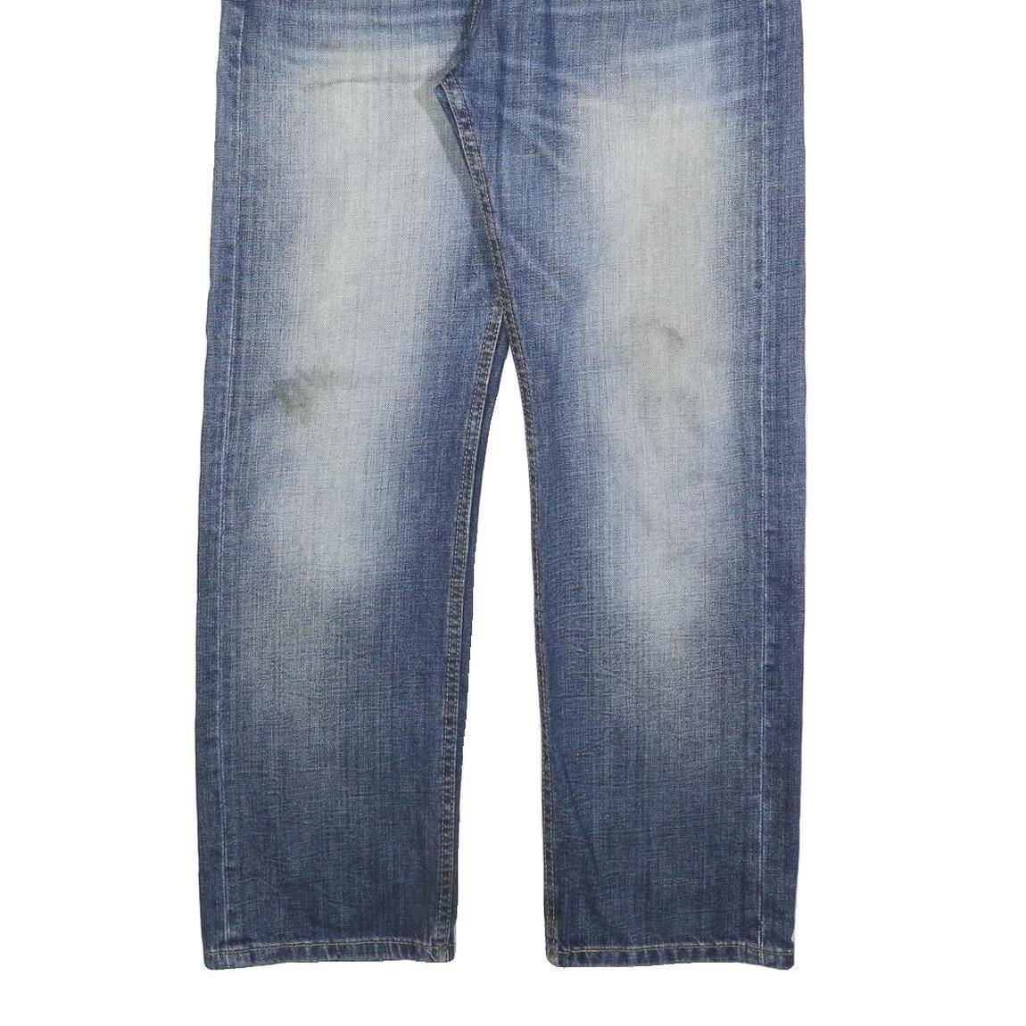 LEVI'S 505 Mens Jeans Blue Regular Straight Denim Medium W33 L30 Classic Zip