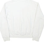 KARL KANI Womens White Hoodie XS Cotton Blend Pullover Jumper