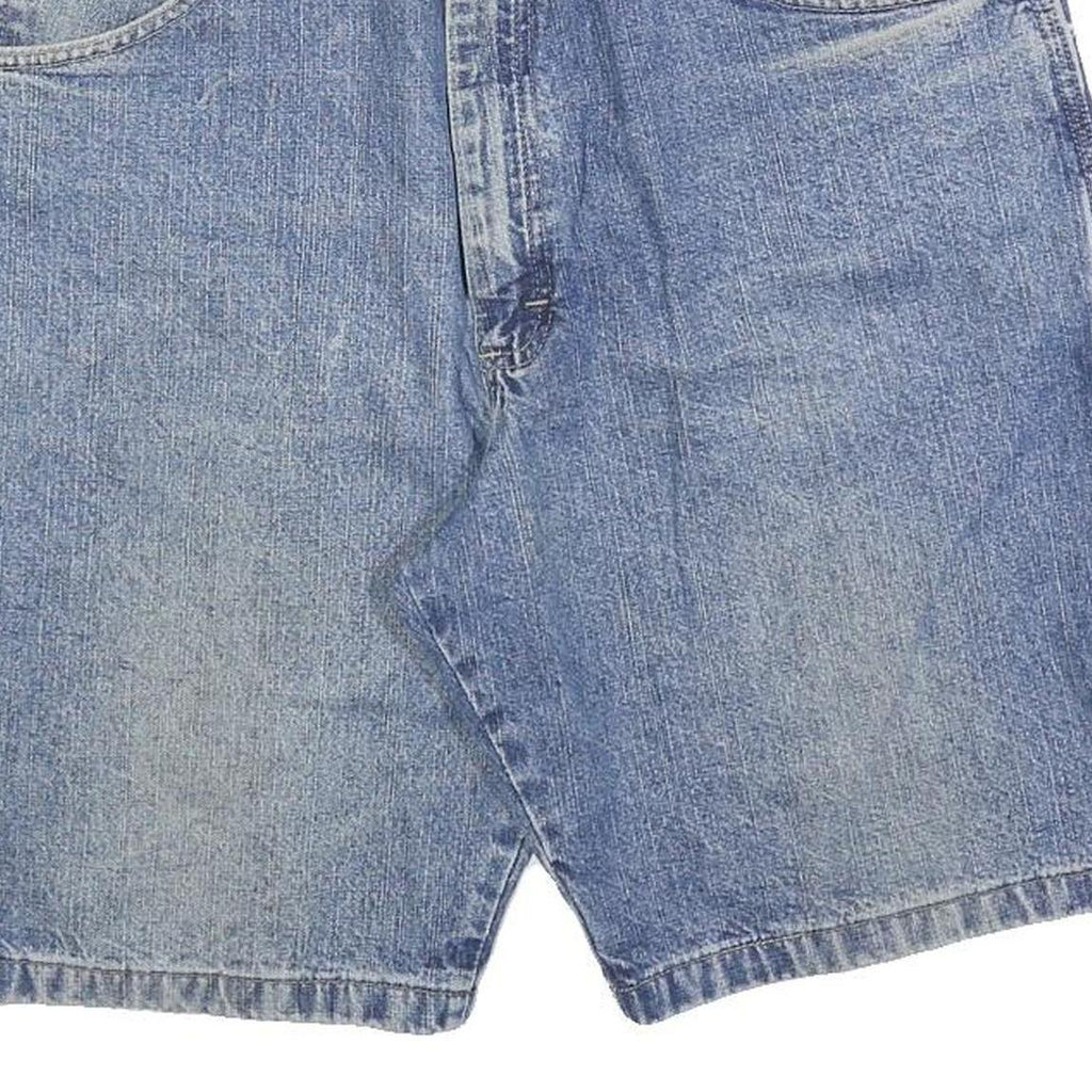 WRANGLER Mens Denim Blue Casual Shorts L W36 Cotton Blend Relaxed Fit