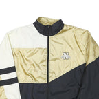 HOLLOWAY Mens Black White & Gold Millers Windbreaker Jacket M Polyester