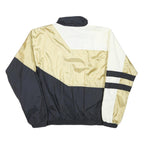 HOLLOWAY Mens Black White & Gold Millers Windbreaker Jacket M Polyester