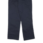 DICKIES Mens Cotton Blend Navy Regular Straight Trousers W30 L31 Workwear Zip