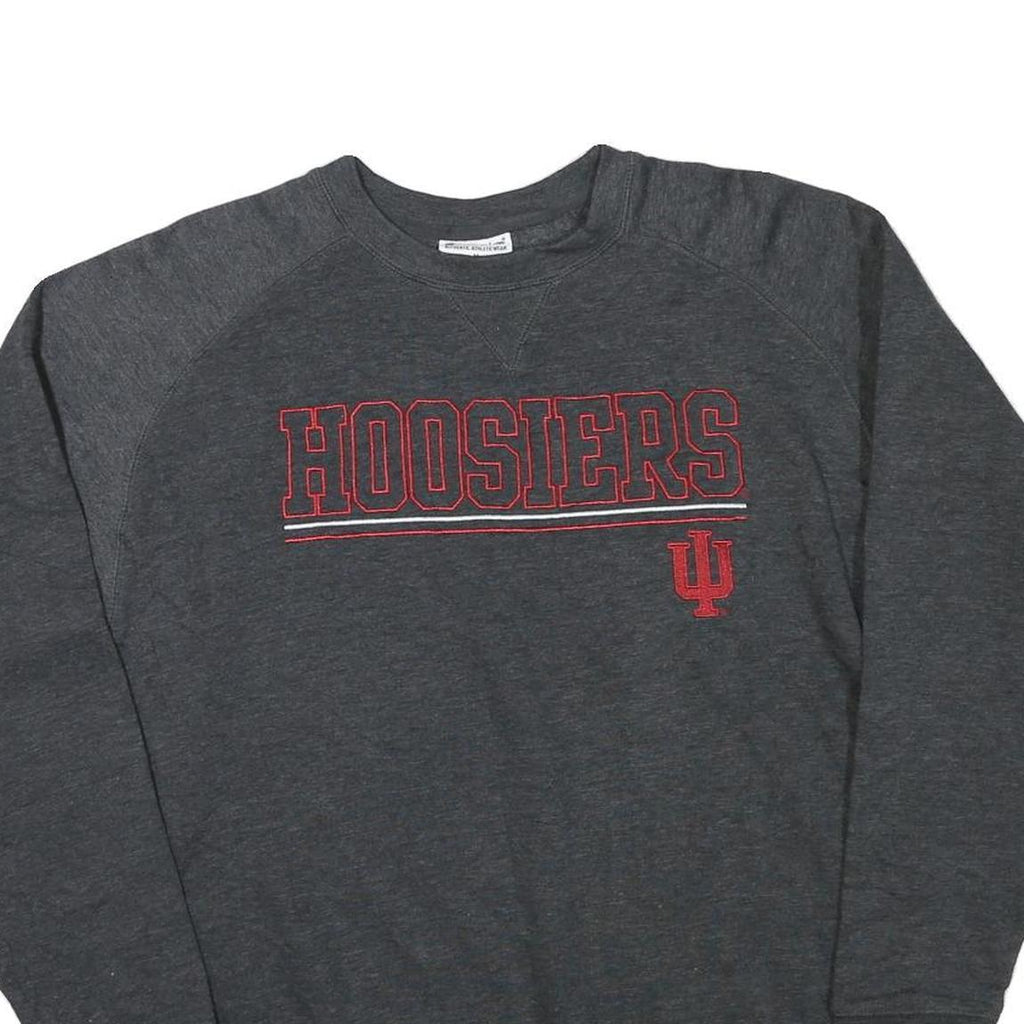CHAMPION Mens Grey Hoosiers Crew Neck M Sweatshirt Cotton Casual Pullover