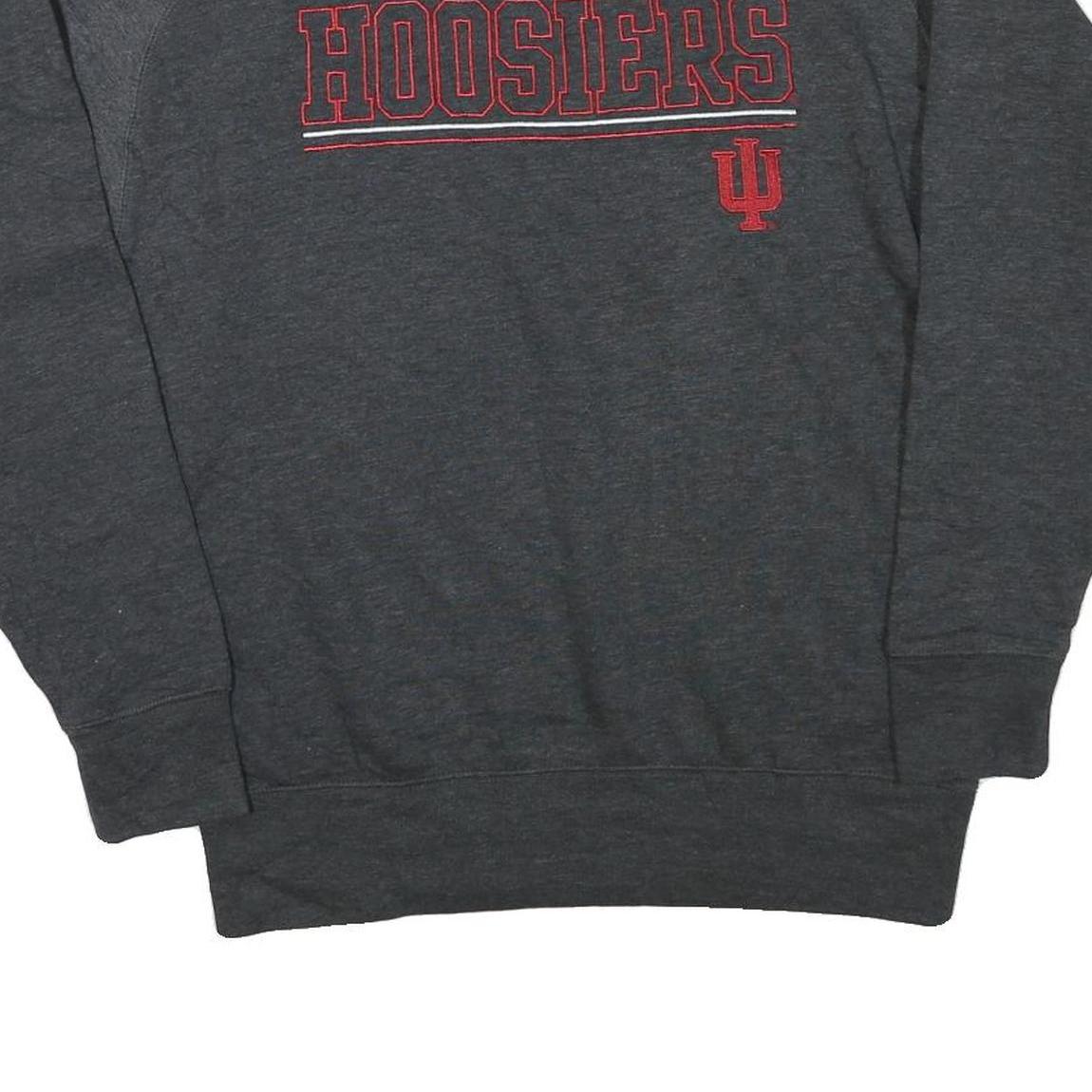 CHAMPION Mens Grey Hoosiers Crew Neck M Sweatshirt Cotton Casual Pullover