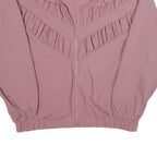 TEDDI SPORT Womens Pink Jacket L Polyester Plain Zip Zip-Up Casual lightweight