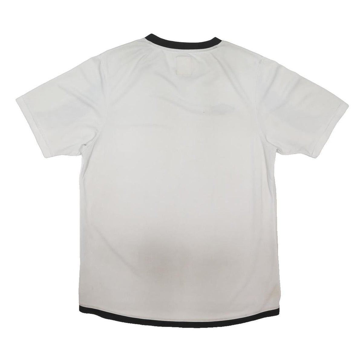 UMBRO Mens White & Black Graphic T-Shirt L Short Sleeve Crew Neck Sports Casual
