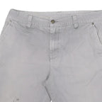 DICKIES Mens Shorts Grey Casual Cotton Blend L W34 Workwear Durable