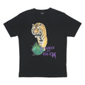 MARCELO BURLON Mens Black County Of Milan Graphic T-Shirt S Short Sleeve Crew