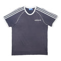 ADIDAS ORIGINALS Mens Black & White Graphic T-Shirt L Short Sleeve Crew Neck