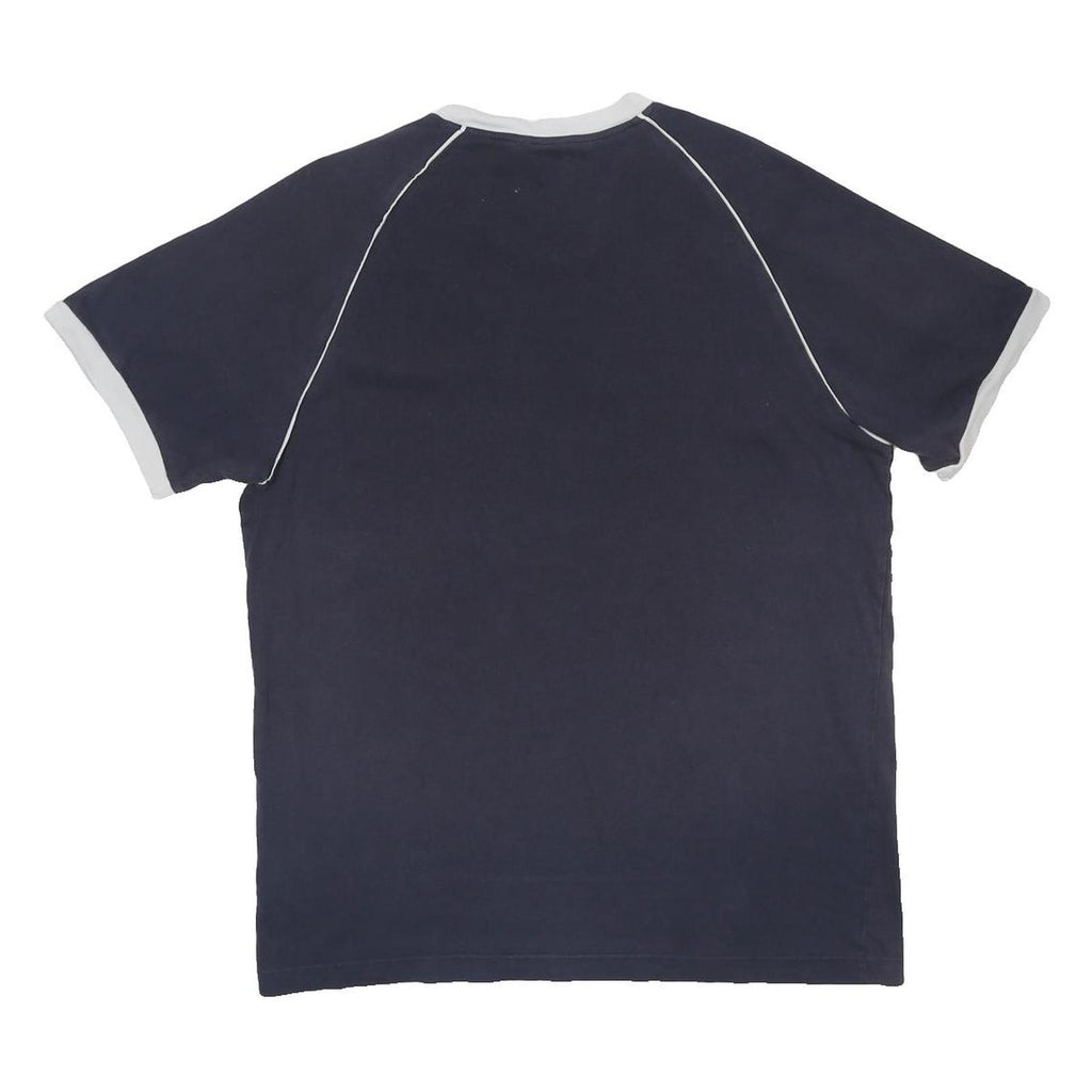 ADIDAS ORIGINALS Mens Black & White Graphic T-Shirt L Short Sleeve Crew Neck