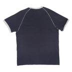 ADIDAS ORIGINALS Mens Black & White Graphic T-Shirt L Short Sleeve Crew Neck