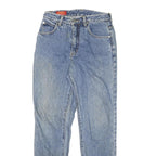 EDWIN Womens Slim Blue Denim Slim Jeans W27 L30 Classic Cotton Blend Zip