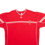 STARTER Mens T-Shirt Red V-Neck XL